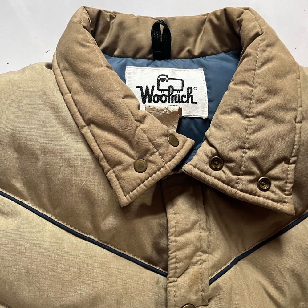 Woolrich Vintage 80's Men's Puffer Down Vest - Picture 8 of 12